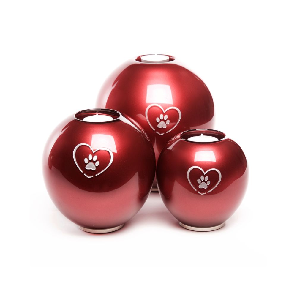 Skleněné svícny koule